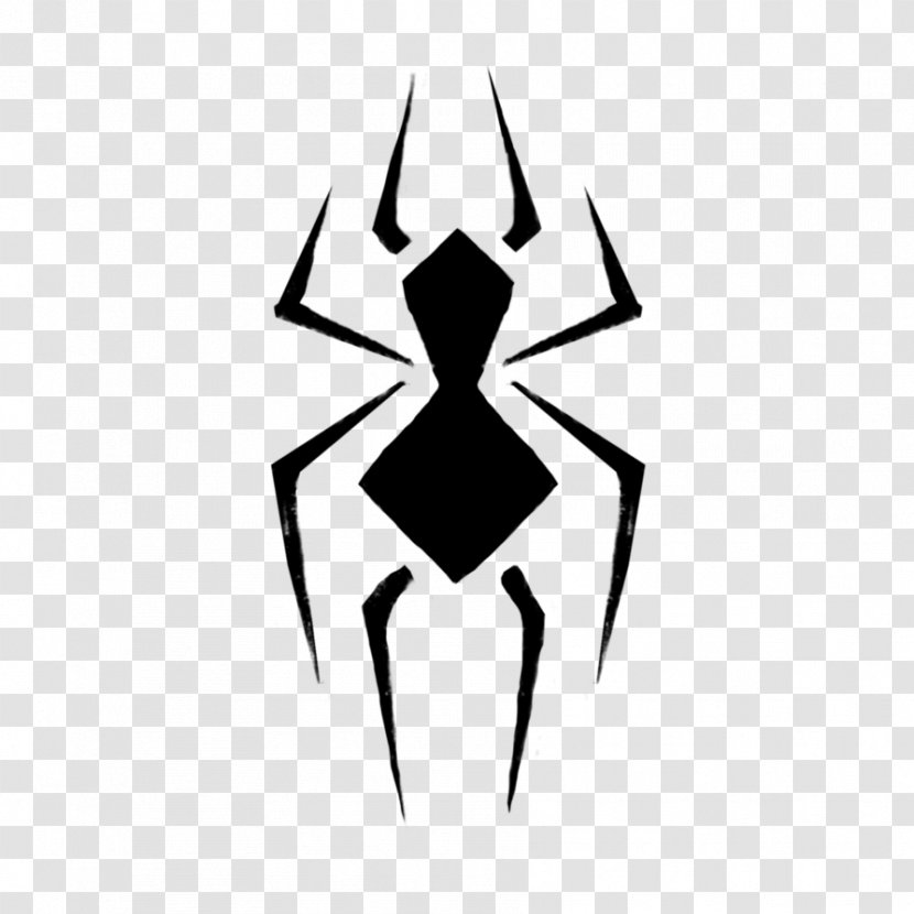 Spider-Man Logo Graphic Design - Monochrome Photography - Spider-man Transparent PNG