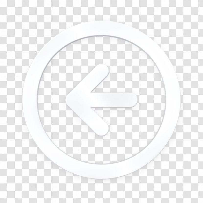 Arrow Icon Circle Directtion - Blackandwhite - Symbol Transparent PNG