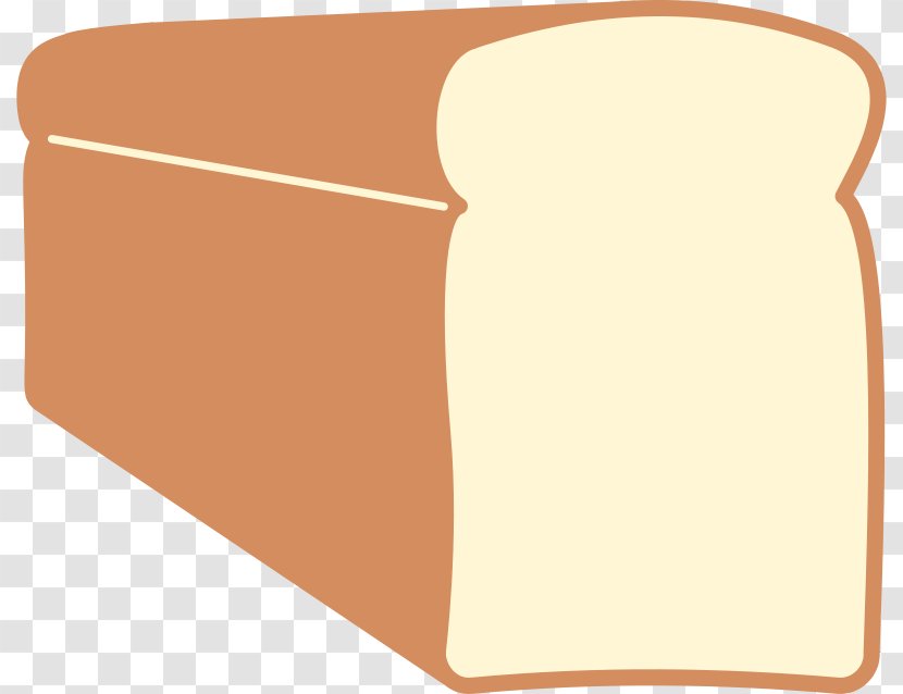 Toast White Bread Garlic Loaf - Food - Cartoon Long Brown Transparent PNG