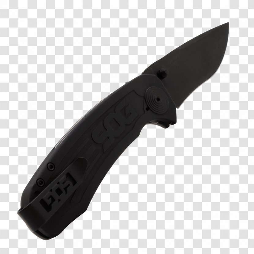 Utility Knives Hunting & Survival Assisted-opening Knife Serrated Blade - Assistedopening Transparent PNG