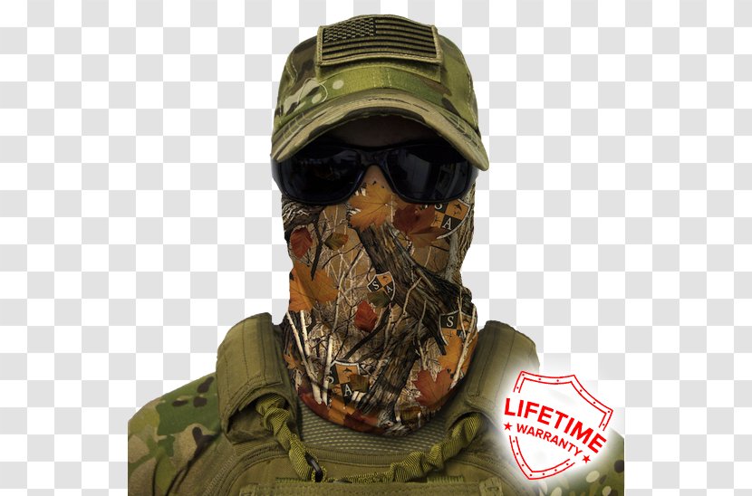 Face Shield Military Camouflage Balaclava Mask Personal Protective Equipment - Kerchief Transparent PNG