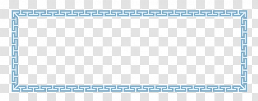 Paper Graphic Design Pattern - Material - China Wind Blue Border Transparent PNG