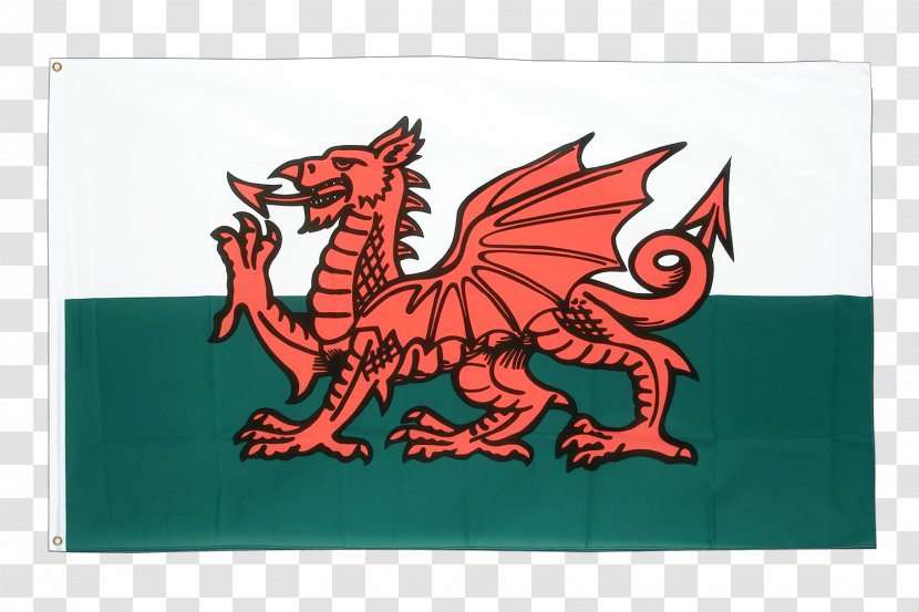 Flag Of Wales Welsh Dragon National Football Team Manager - Halfmast Transparent PNG