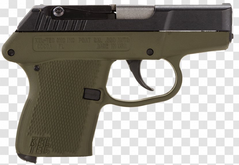 Trigger Firearm Kel-Tec P-3AT Automatic Colt Pistol - 380 Acp - Handgun Transparent PNG