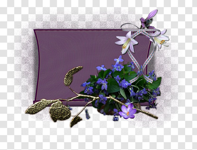 Floral Design Violet Cut Flowers Lavender - Lilac Transparent PNG