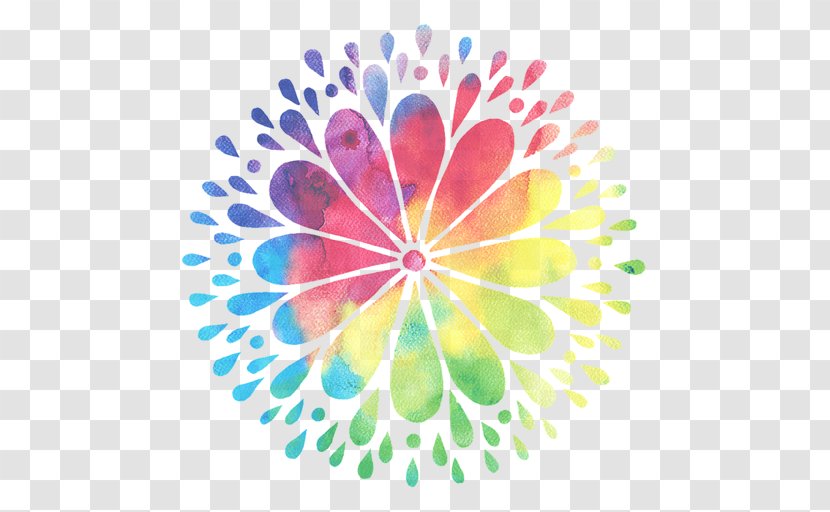 Watercolor Painting Drawing Mandala - Petal - Bridal Shower Transparent PNG