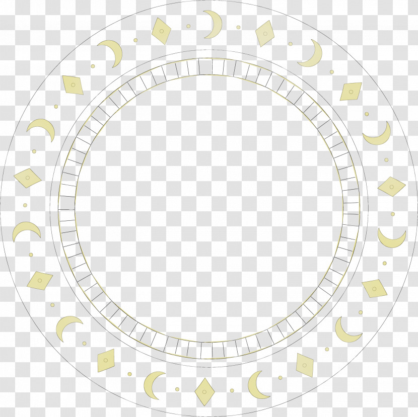 Circle Yellow Meter Pattern Mathematics Transparent PNG