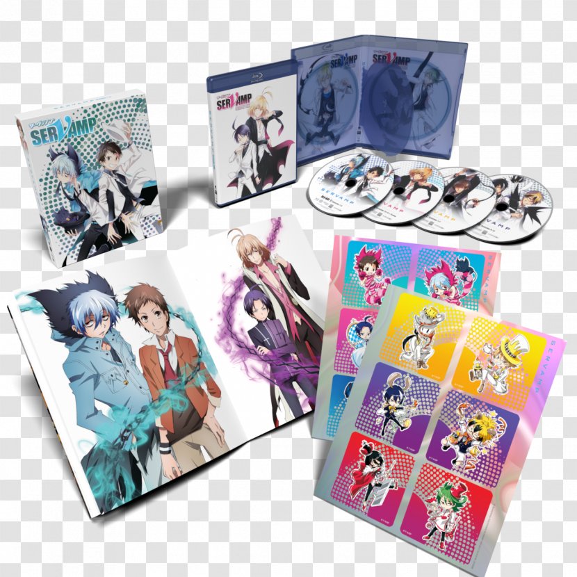 Blu-ray Disc DVD Special Edition Servamp Funimation - Watercolor - Dvd Transparent PNG
