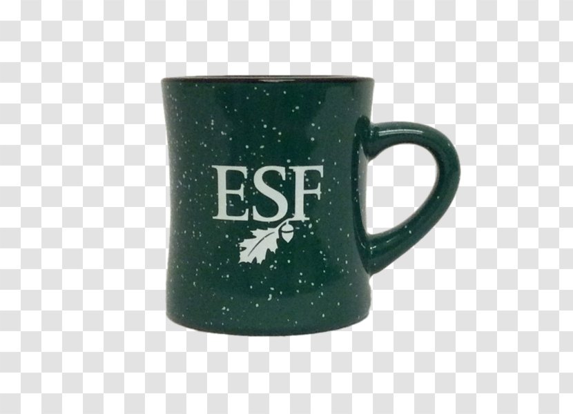 Coffee Cup Ceramic Mug SUNY College Of Environmental Science And Forestry - Green Transparent PNG