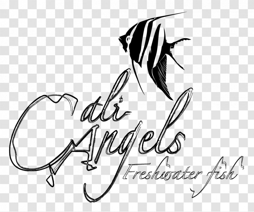 Logo Graphic Design Line Art Drawing - Artwork - Angelfish Transparent PNG