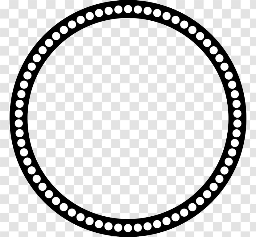 Circle Clip Art - Sticker - Pearl Border Transparent PNG
