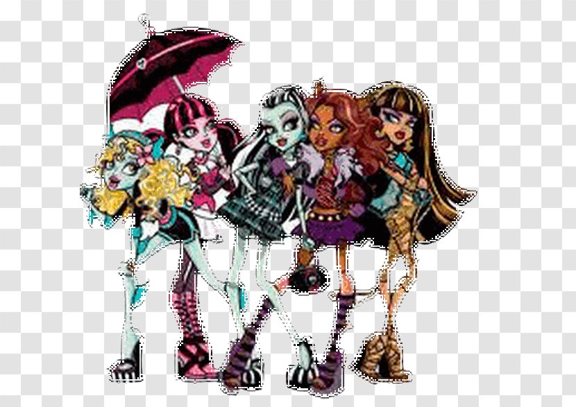 Monster High Doll Party Toy - Mythical Creature Transparent PNG