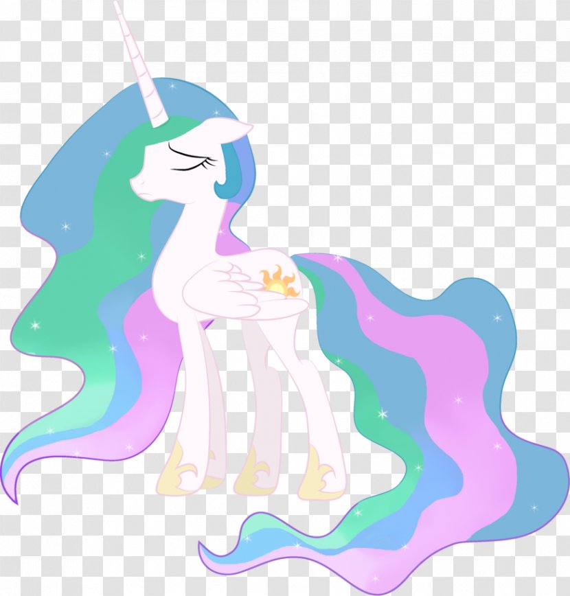 Princess Celestia Pony Luna Drawing - Fictional Character Transparent PNG