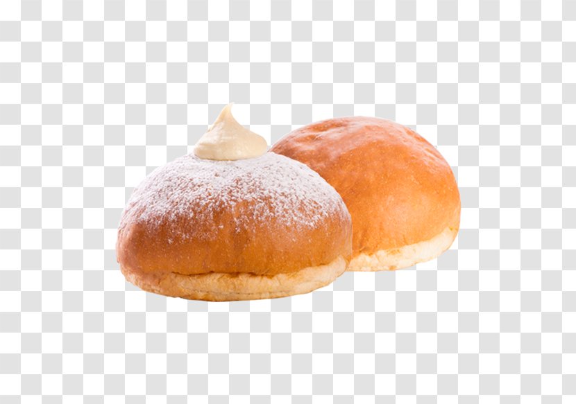 Donuts Bun Beignet Sufganiyah Berliner - Powdered Sugar Transparent PNG