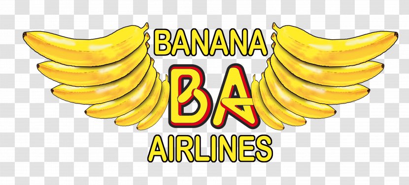 Banana Logo Junk Food Brand Font Transparent PNG