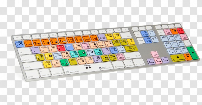 Computer Keyboard LogicKeyboard Apple Logic Pro X MacBook Express Transparent PNG