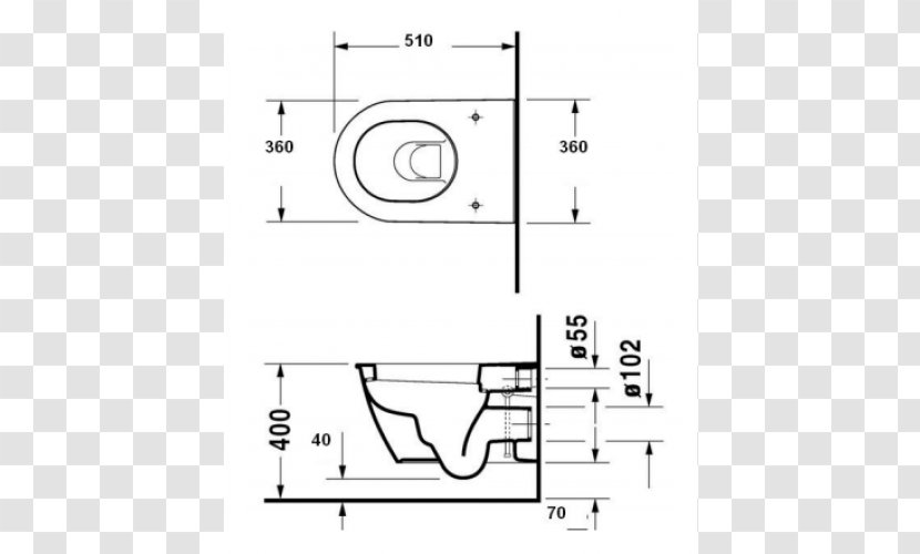 Toilet & Bidet Seats Duravit Roca Wall - Circuit Component - Pan Transparent PNG
