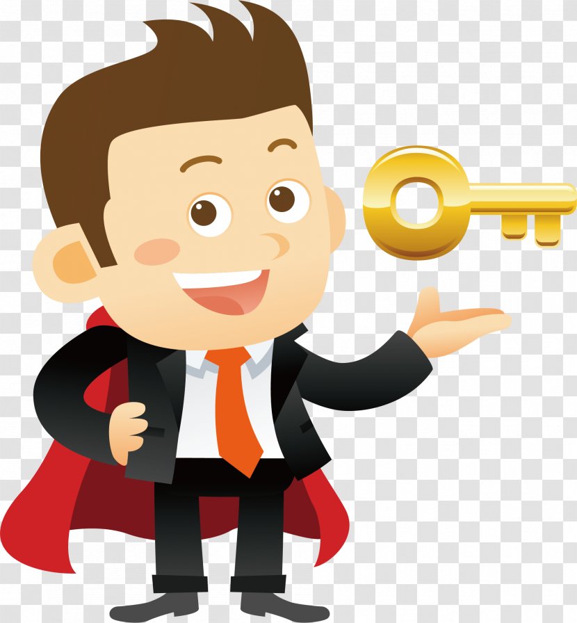 Web Development Business Marketing Service Company - Thumb - Golden Key Figure Transparent PNG