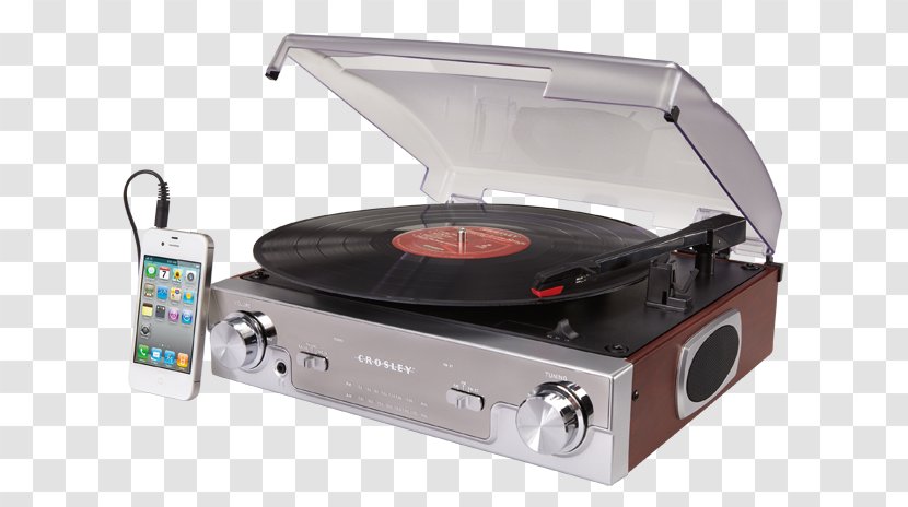 Digital Audio Crosley Tech Turntable Am Fm Radio Phonograph - Sound - Technics Transparent PNG