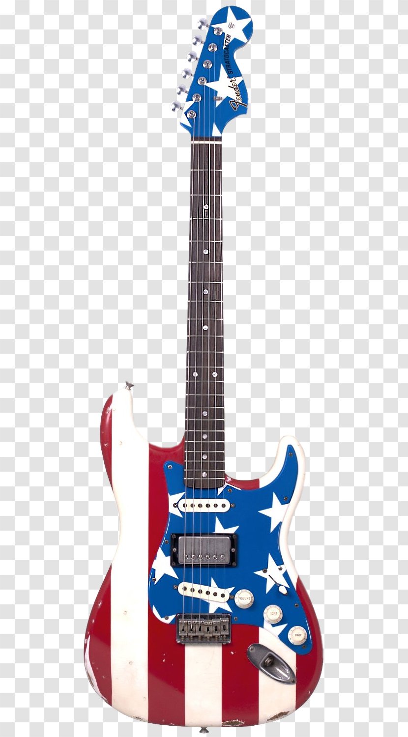 Bass Guitar Acoustic-electric Fender Stratocaster Musical Instruments Corporation - Watercolor Transparent PNG