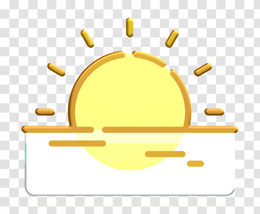 Weather Icon Sunrise Icon Beach Icon Transparent PNG