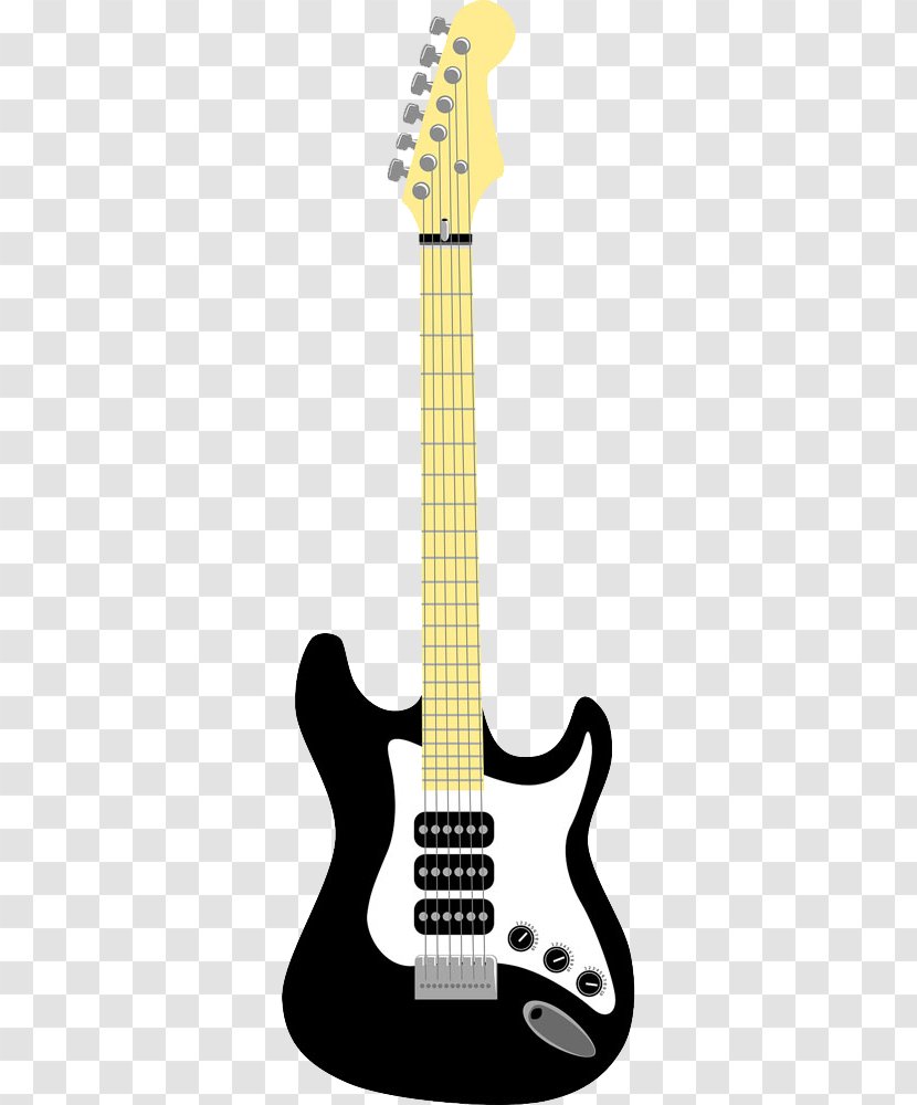 Guitar Gibson Flying V Les Paul Clip Art - Tree - Black Electric Transparent PNG