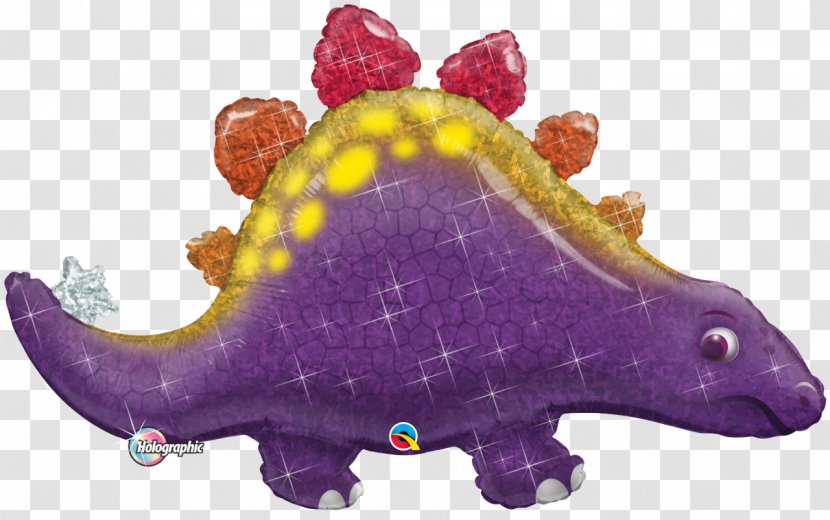 Stegosaurus Balloon Dinosaur Tyrannosaurus Party - Shape Transparent PNG