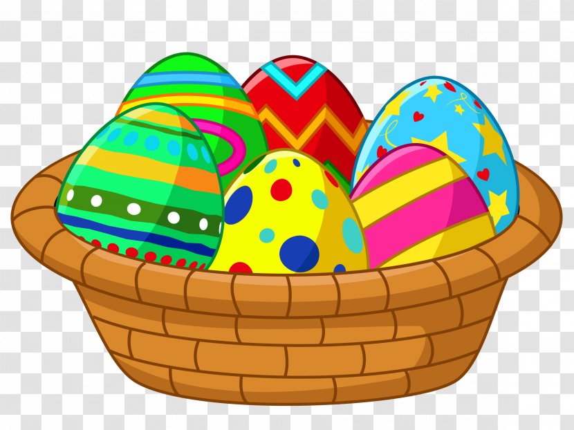 Easter Egg Decorating Illustration - Cartoon - Transparent Bowl Clipart Picture Transparent PNG