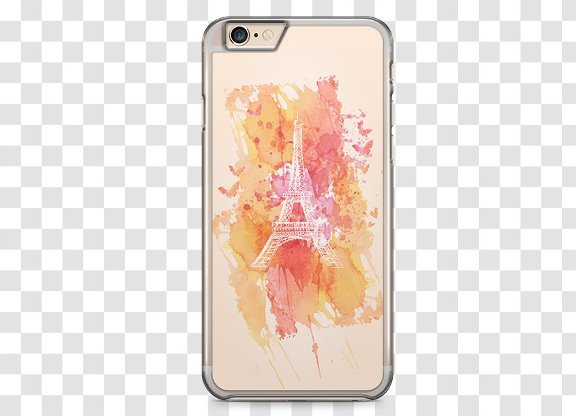 Eiffel Tower Watercolor Painting Art - Mobile Phone Case Transparent PNG