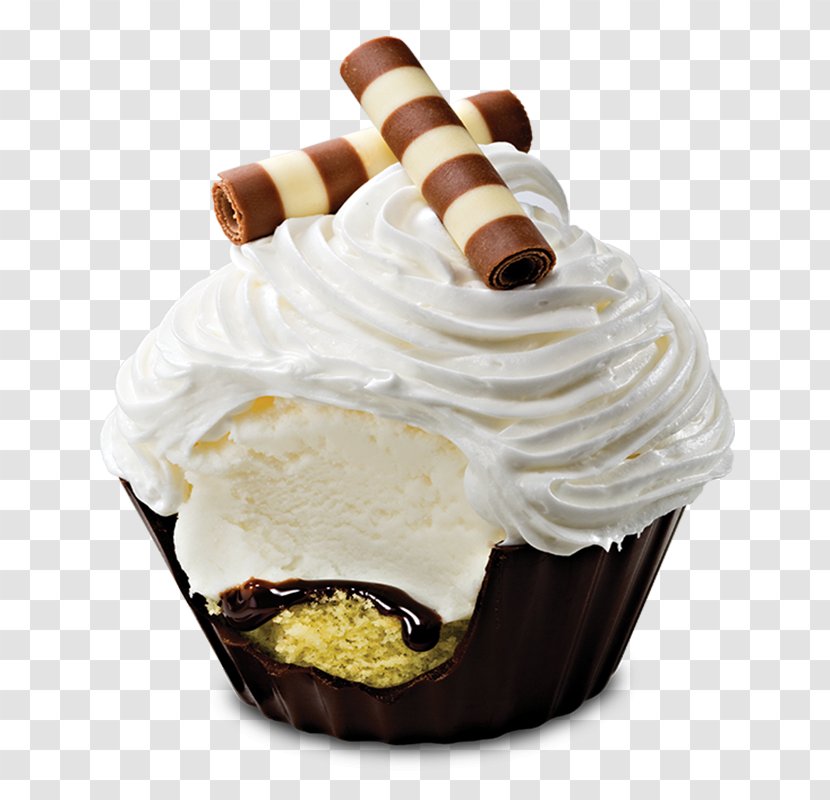Cupcake Ice Cream Cake Chocolate - Birthday Transparent PNG