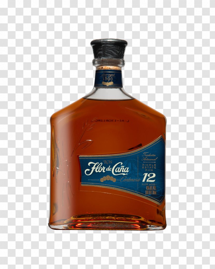Liqueur Rum Nicaragua Flor De Caña Whiskey - Country - Sugarcane Liquor Transparent PNG