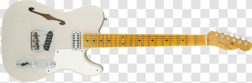 Fender Telecaster Custom Stratocaster Thinline Guitar - String Instrument Accessory - Electric Transparent PNG