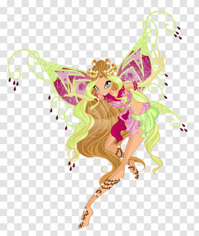 DeviantArt Fairy - Watercolor - Flora Transparent PNG