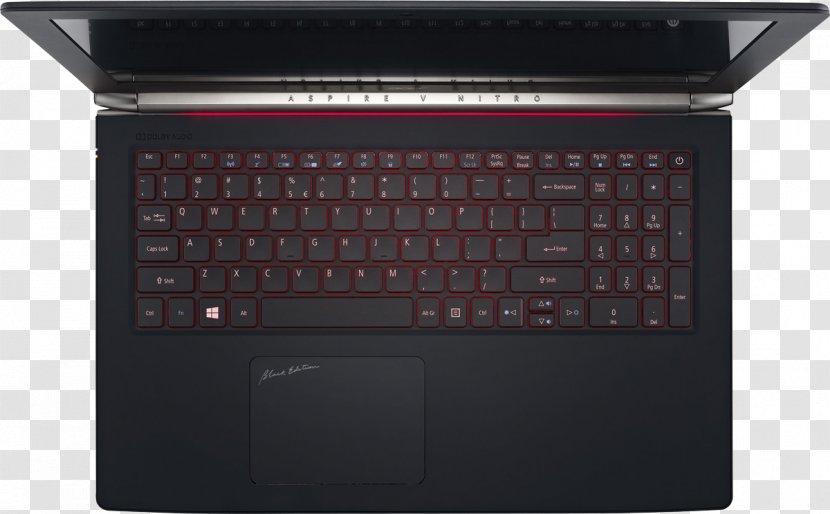Laptop Acer Aspire V Nitro VN7-591G 7-592G - Computer Keyboard Transparent PNG