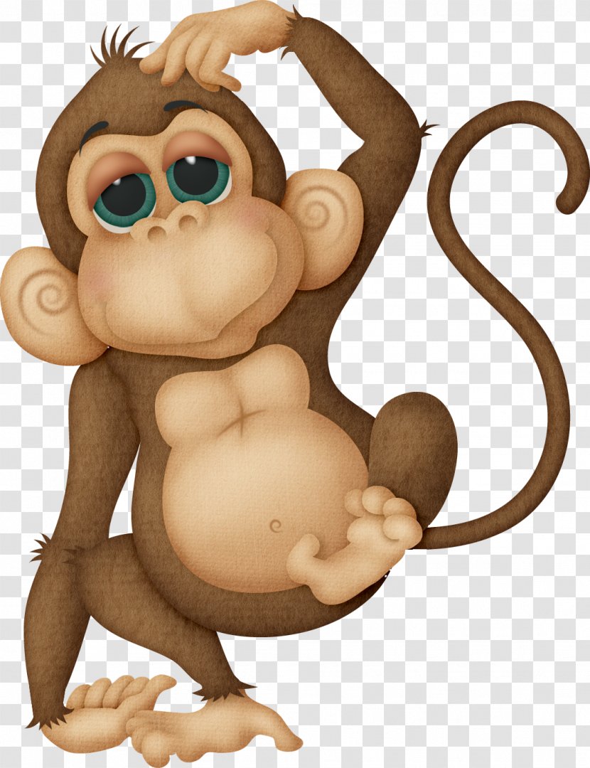 Monkey Cuteness Clip Art - Cartoon Transparent PNG