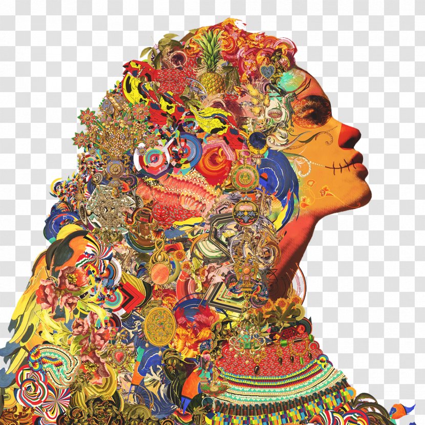 Creative People Headdress Painted Material - Art - Designer Transparent PNG