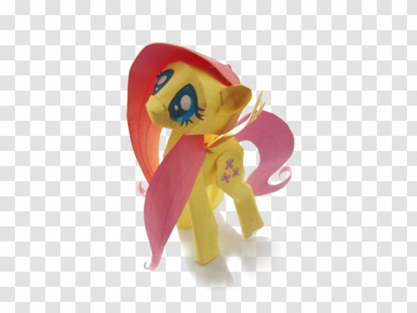Fluttershy Paper Model Pony Toys - My Little Friendship Is Magic - Doll Transparent PNG