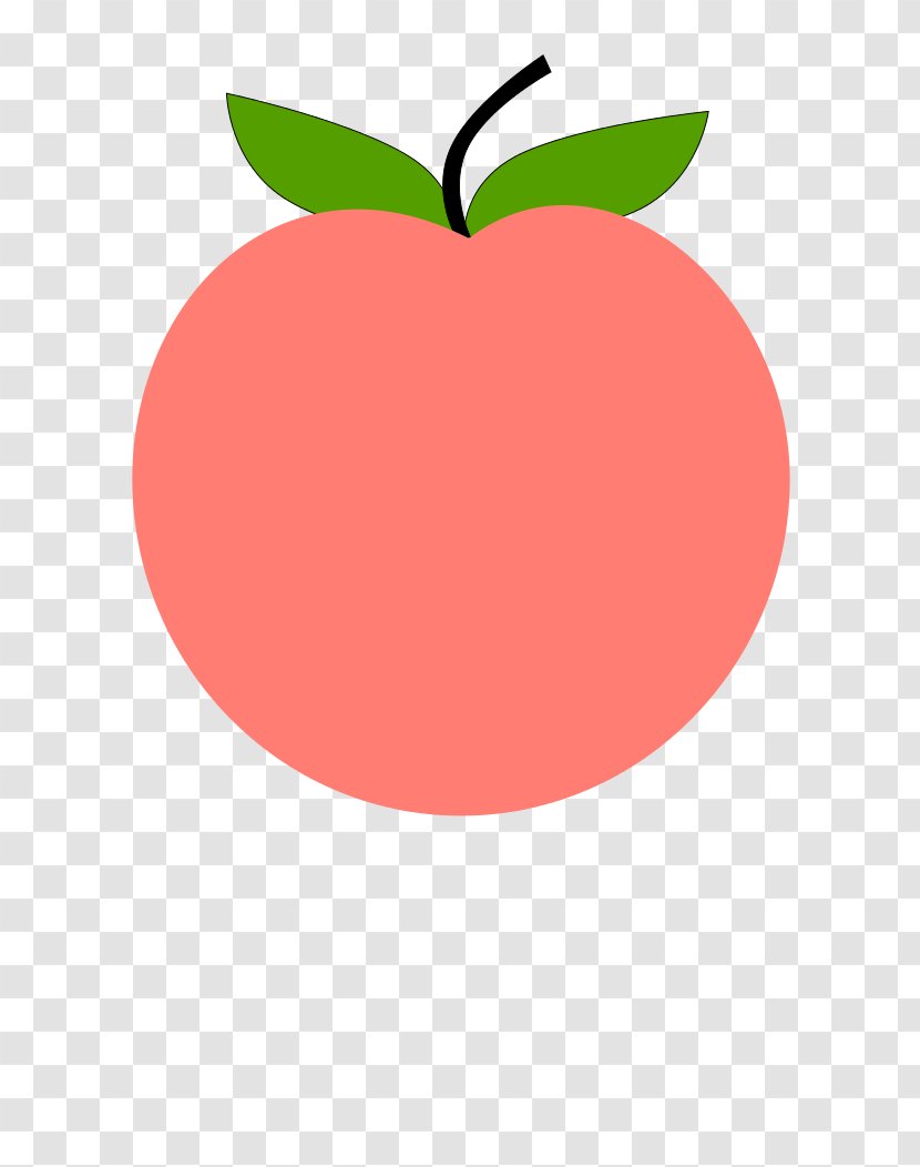 Peach Fruit Clip Art - Tux Paint Transparent PNG