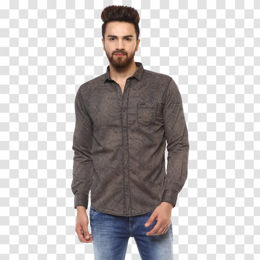 T-shirt Sleeve Hoodie Clothing - Shirt - Patterned Button Up Shirts Transparent PNG