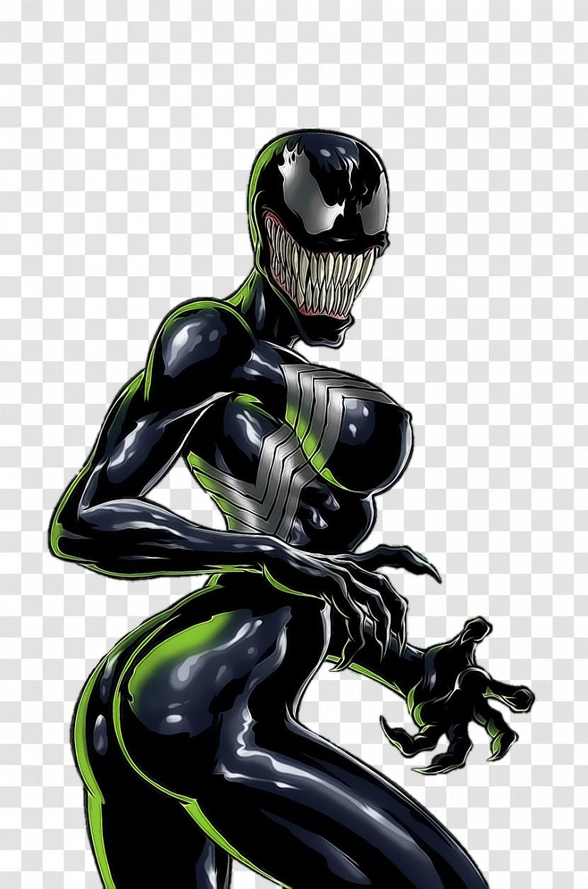 Venom Supervillain Figurine Character Fiction Transparent PNG