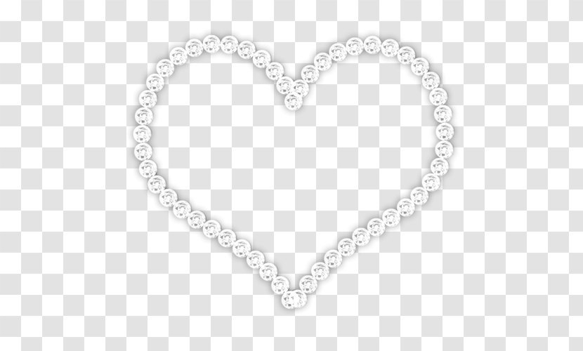 Right Border Of Heart Necklace Clip Art - Charms Pendants Transparent PNG