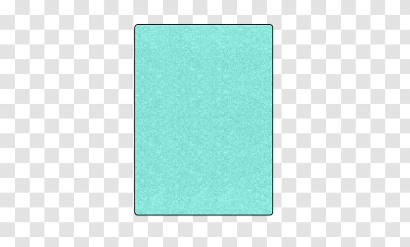 Turquoise Rectangle - Teal - Mint Floral Transparent PNG
