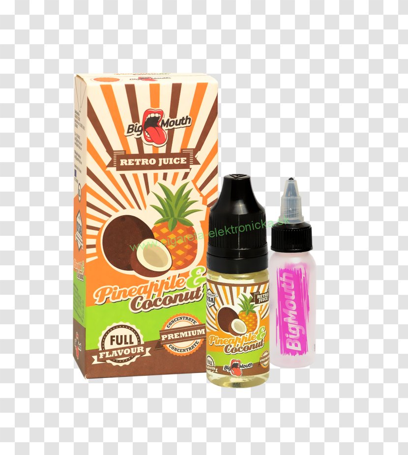 Flavor Juice Taste Mouth Electronic Cigarette Aerosol And Liquid - Pineapple Coco Transparent PNG