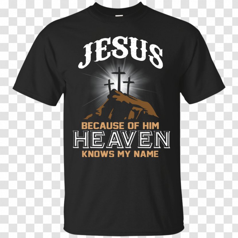 T-shirt Birthday Sleeve Gift - Printed Tshirt - Jesus Christ In The Heaven Transparent PNG