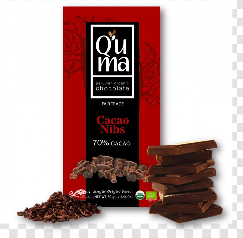Chocolate Bar Milk Organic Food Cacao Tree - Brownie Transparent PNG