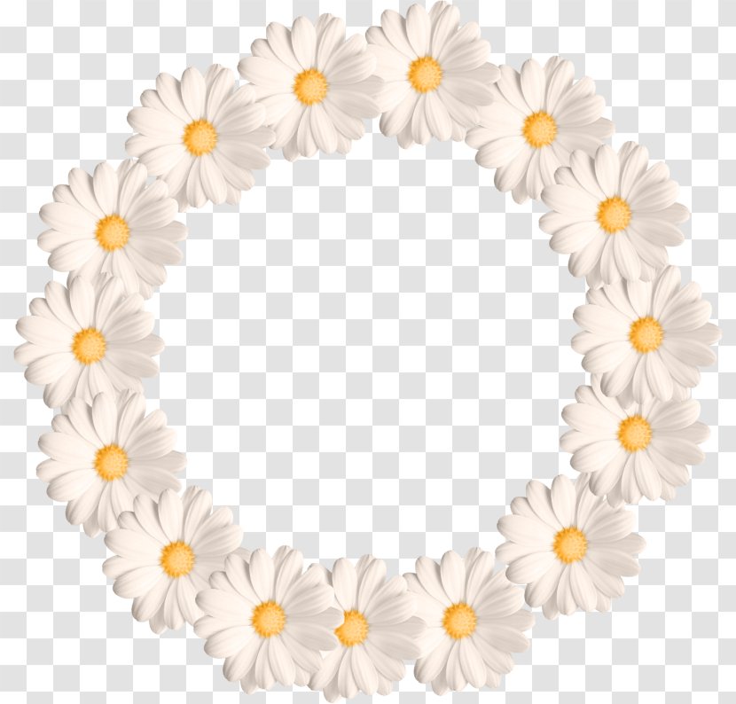 Common Daisy Border Flowers Clip Art - Picture Frames - Flower Transparent PNG