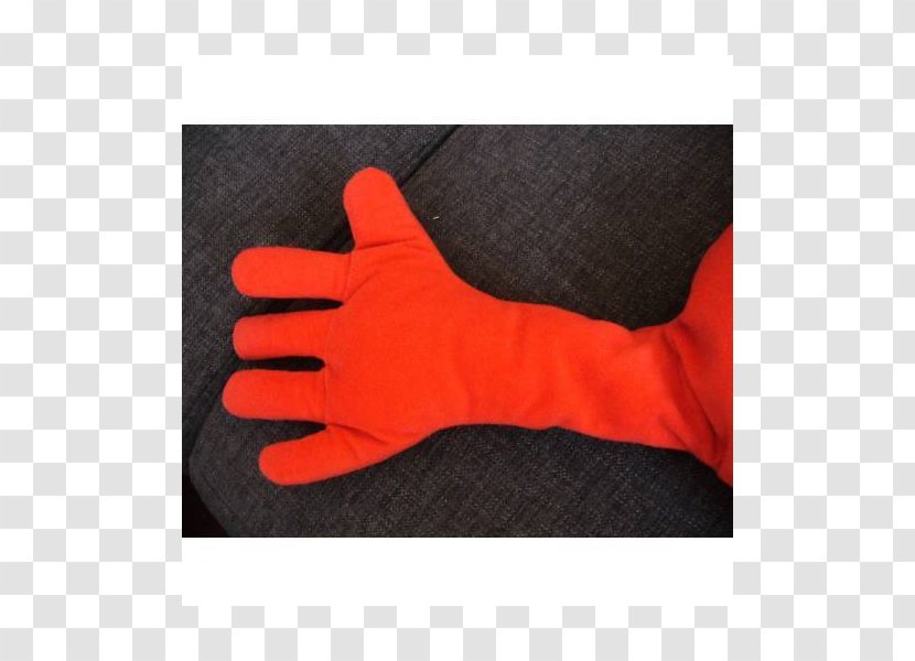 Thumb Glove - Orange - Hand Box Transparent PNG