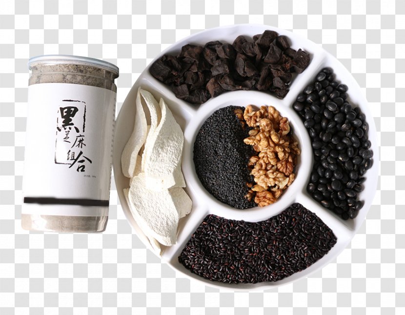 Black Sesame Soup Breakfast Cereal Sugar - Sugar-free Hair Meal Transparent PNG