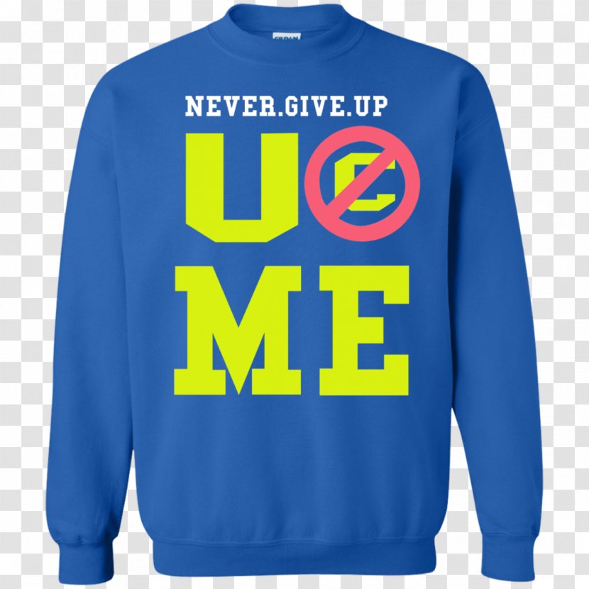 Christmas Jumper Mistletoe T-shirt Sweater Hoodie - Cobalt Blue - Never Give Up Transparent PNG
