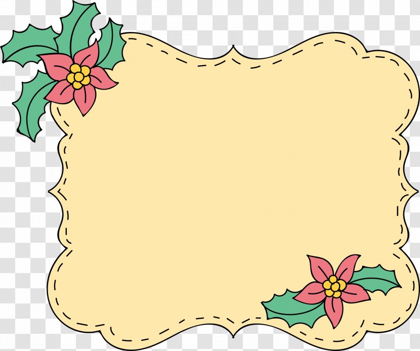 Picture Frames Text Christmas - Writing System - Red Borders Transparent PNG